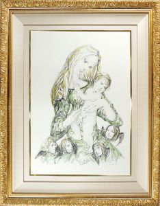 Fujita Tsuguharu (Leonard Foujita) / Madonna and Child