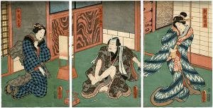 Toyokuni III / 江戸桜清水清玄  [江戸桜清水清玄 ]