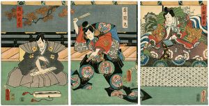 豊国三代「絵本太功記」