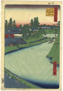 Hiroshige I / 100 Famous Views of Edo / The Benkei Moat from Soto-Sakurada to Kōjimachi [名所江戸百景 外桜田弁慶堀糀町]