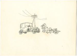 Oba Hiroshi / 自筆画稿