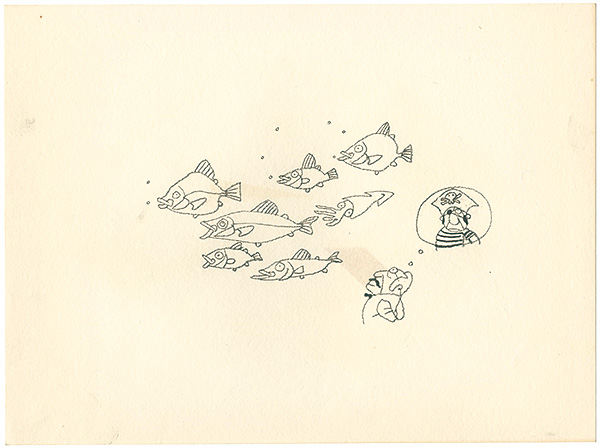 Oba Hiroshi “自筆画稿”