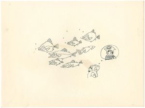 Oba Hiroshi / 自筆画稿