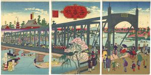 Ikuhide / 東京名所之内吾妻橋真景 [東京名所之内吾妻橋真景]