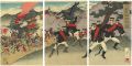日清戦争我軍鳳凰城乗取之図