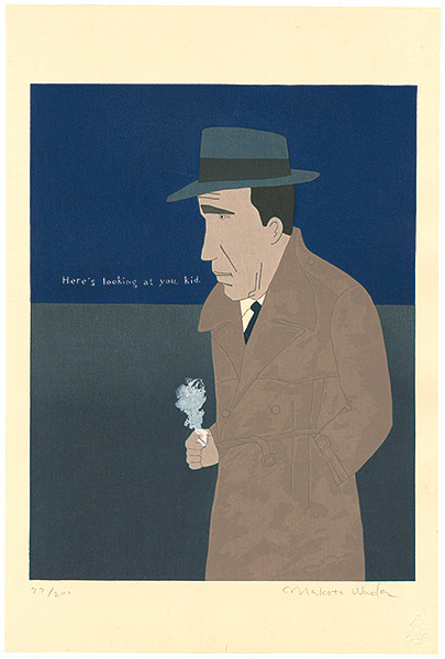 Wada Makoto “”Rick's Cafe American”, Portrait of The Owner : Humphrey Bogart”
