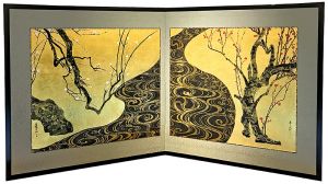 Ogata Korin / Red and White Plum Blossoms