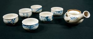 正宗得三郎「自筆絵付茶器」