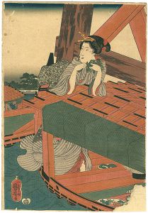 四季遊観　夏　橋間のすずみ　※右図のみ