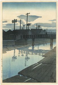 東京十二題　木場の夕暮