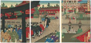 観古東錦　将軍家日光御社集之図