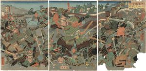 奥州高舘城大合戦之図