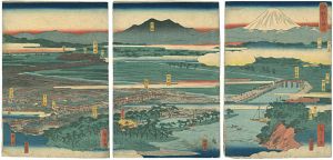 広重二代「神奈川野毛横浜」