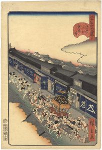 江戸名所道化尽 通壹丁目祇園會