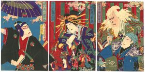 周重「助六由縁江戸桜 」