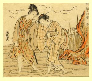 Koryusai / Fashionable Five Elements / Water [風流五行戯 水]