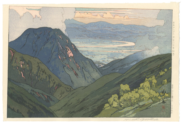 Yoshida Hiroshi “12 Scenes in the Japan Alps / From Daitenjodake”