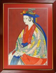 出を待つ（琉球舞踊家佐藤太圭子像）