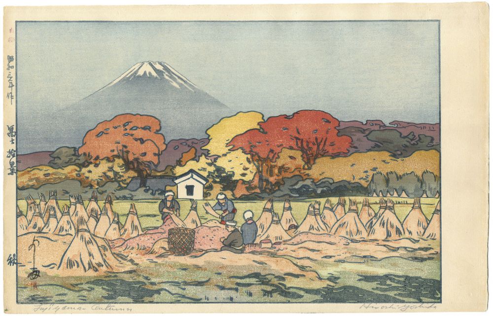 Yoshida Hiroshi “Ten Views of Fuji / Autumn”