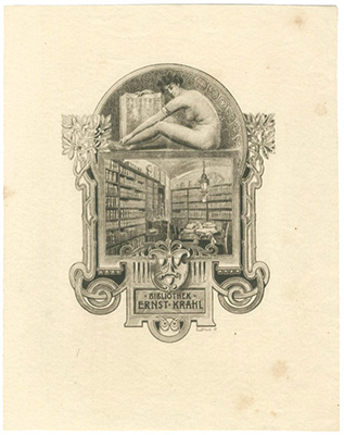 Ernst Krahl “Ex Libris”