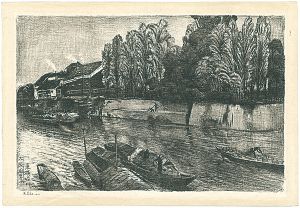 Sight in Osaka / Toyoko, Horikawa River 