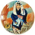Hand Painted Decorative Plate
