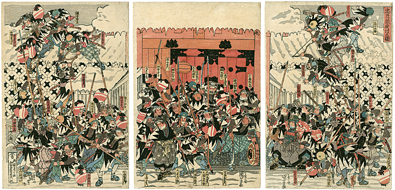 Kuniyoshi “Chushingura: The Night Attack”