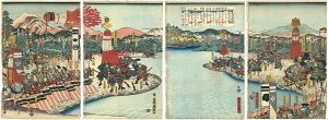 信州川中嶋武田上杉和睦図