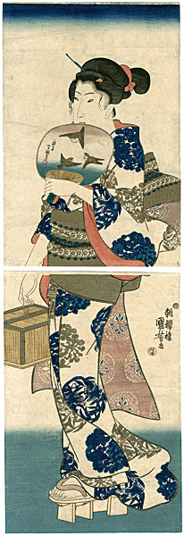 国芳「美人」