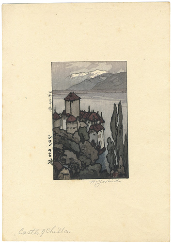 Yoshida Hiroshi “The Castle of Chillon”