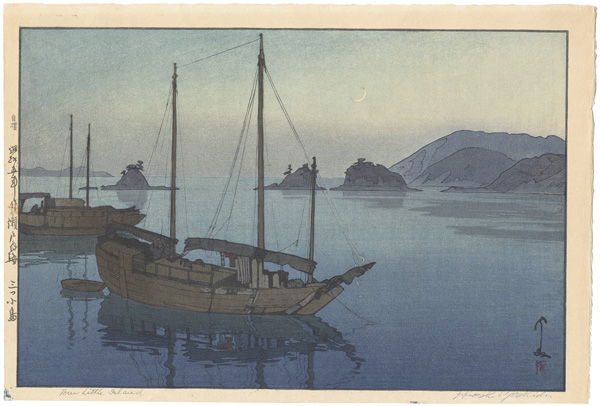 Yoshida Hiroshi “The Inland Sea Series-Second Series / Three Little Islands”