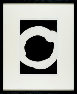 Yoshihara Jiro / Black Ground and White Circle