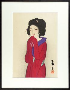 竹久夢二「赤襦袢」