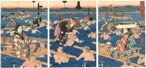大井川歩行渡