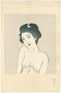 竹久夢二「裸婦（夏の女）」