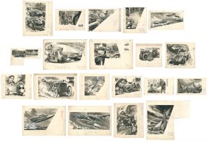 Minamimura Takashi / Vintage Original Paintings of ”This is Speed King” for Shonen Magazine
