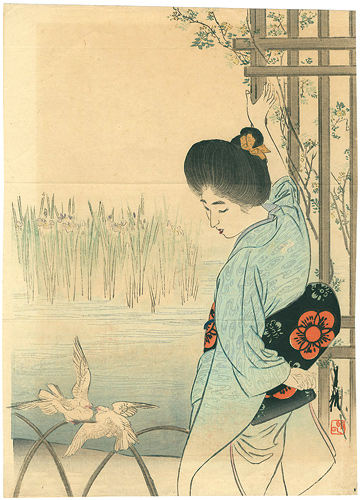 尾形月耕「木版口絵」