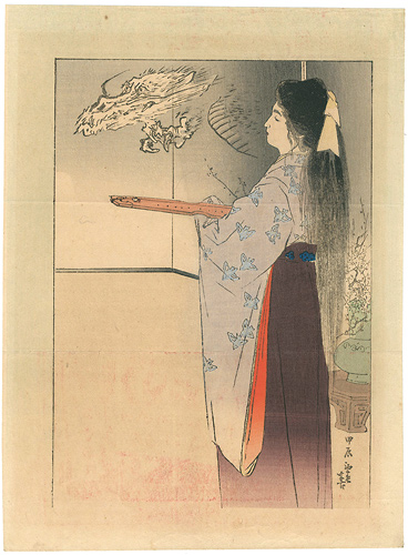 梶田半古「木版口絵」
