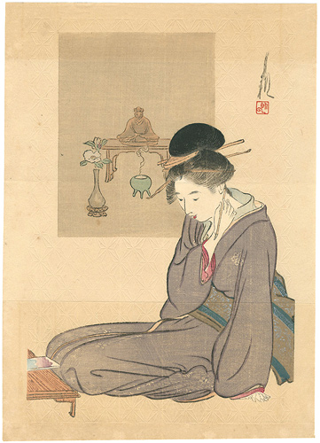 Ogata Gekko “Kuchi-e Print”