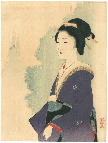 武内桂舟「木版口絵」