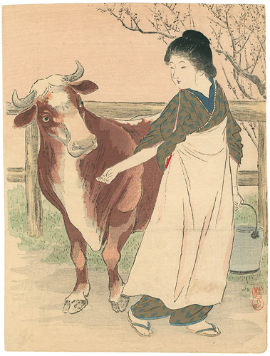 武内桂舟「木版口絵」