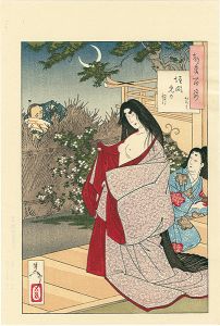 芳年「月百姿　垣間見の月【復刻版】」