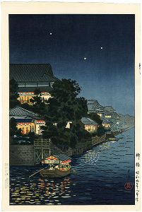 土屋光逸「柳橋」