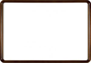  / Ukiyo-e frame (Brown) [浮世絵額（茶） 一枚物用]