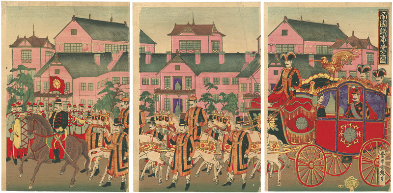Kuniteru III “帝国議事堂之図”