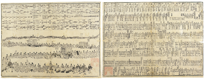 作者不詳「和宮様御降嫁役人附 行列附」