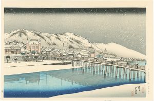 Hashiguchi Goyo / Sanjo-Ohashi Bridge, Kyoto Reproduction】	