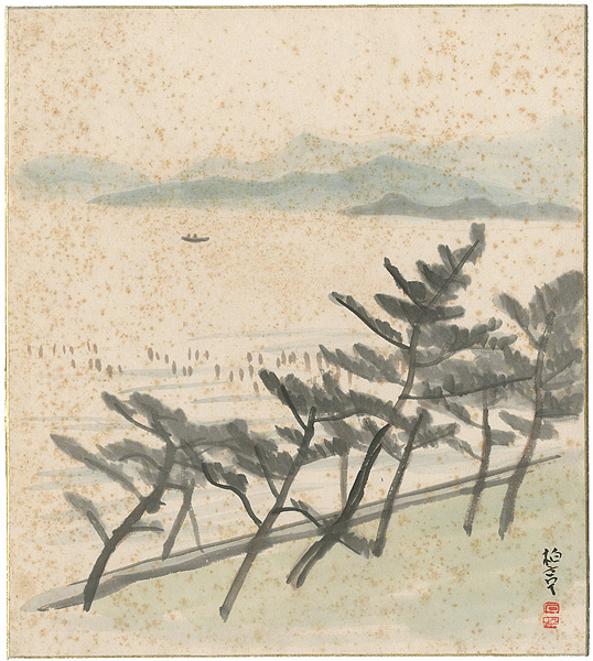 Ishii Hakutei	 “自筆画色紙  ”