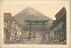 Yokouchi Ginnosuke / Mt. Fuji in Yoshida, Koshu