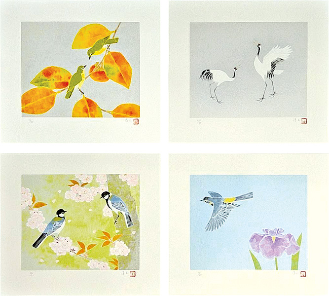 Uemura Atsushi “Four seasons of birds”